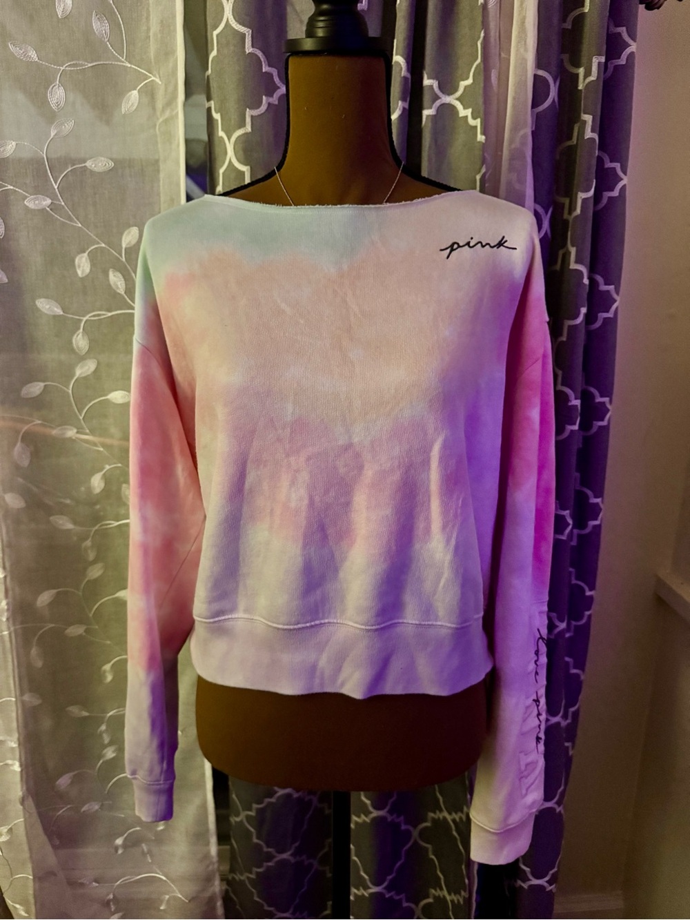 Pink Victoria Secrets Thin Sweatshirt Top